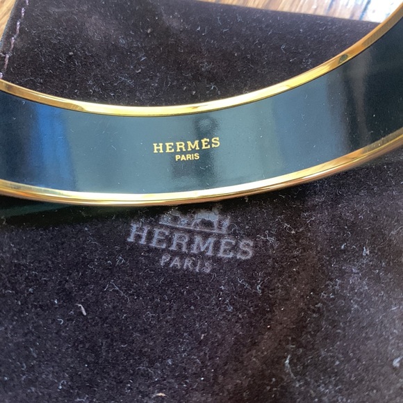 Hermes Gold Plated Bangle Bracelet - Picture 3 of 4